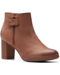 Clarks - Bayla Glow ( Nubuck) Boots - Lyst