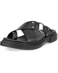 Ecco - Seoul Toe Post Ring Ornament Slide Sandal - Lyst