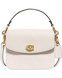 COACH - Polished Pebbled Leather Cassie Crossbody 19 - Lyst