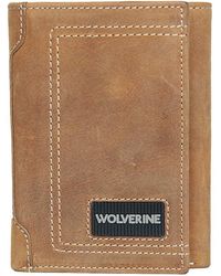Wolverine - Rugged Trifold Leather Wallet - Lyst