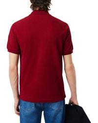 Lacoste - S Short Sleeve Pima Jersey Interlock Regular Fit Polo - Lyst