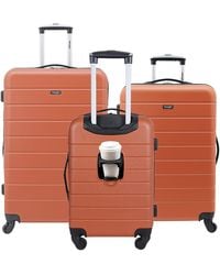 Wrangler - Smart Luggage Set With Cup Holder And Usb Port - Lyst