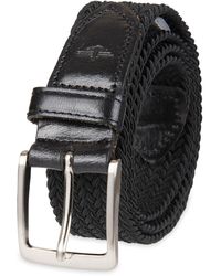 Dockers - Leather Braided Casual And Dress Belt,black,40 - Lyst