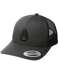 nixon iconed trucker hat