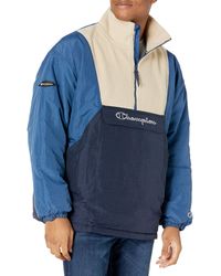 champion big c sherpa half zipper hoodie