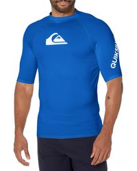 Quiksilver - All Time Short Sleeve Rashguard Upf 50 Sun Protection Surf Shirt - Lyst