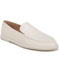 Vince - S Sloan Flexible Slip On Loafer Milk White Leather 8 M - Lyst