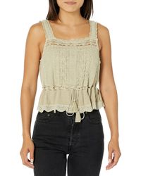 Lucky Brand - Vintage Embroidered Lace Bubble Tank - Lyst