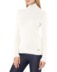 calvin klein black turtleneck sweater