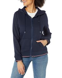 Tommy Hilfiger - Adaptive Solid Hoodie With Magnetic Zipper Closure - Lyst