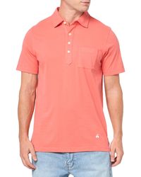 Brooks Brothers - Regular Fit Washed Cotton Jersey Crew Neck Short Sleeve Polo Shirt - Lyst