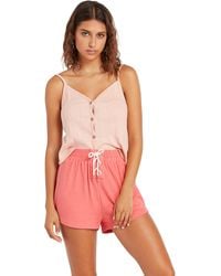 Volcom - Regular Lived In Lounge Fleece Sweat Shorts - Lyst