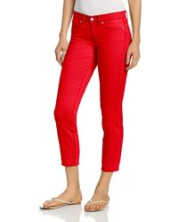 calvin klein denim capris