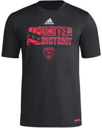 adidas - D.c. United Jersey Hook Short Sleeve Pre-game Jersey - Lyst