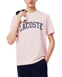 Lacoste - Classic Fit Cotton Jersey T-shirt - Lyst