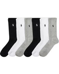 Polo Ralph Lauren - Polo 's Cushion Crew Socks 6-pair Pack - Lyst