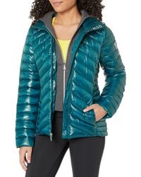 Guess - Womens Hooded Packable Puffer Transitional Jacket - Lyst