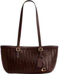 COACH - Woven Swing Tote - Lyst