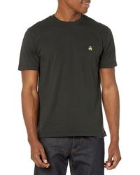 Brooks Brothers - Short Sleeve Cotton Crew Neck Logo T-shirt - Lyst