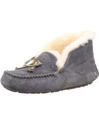 gray ugg moccasins