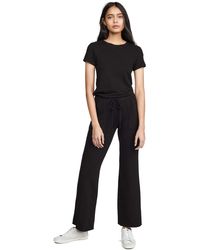 monrow leopard jumpsuit