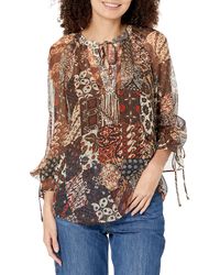 Joie - S Long Sleeve Top-100% Silk Blouse For Everyday Wear Cecarina Top - Lyst