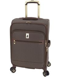 London Fog - Liverpool Bronze Triweave 20" Expandable Carry On Spinner - Lyst