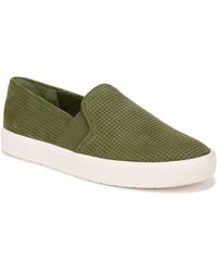 Vince - S Blair Slip On Fashion Sneaker Fern Green Suede 5.5 M - Lyst