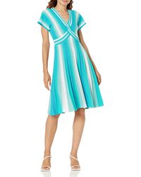 Trina Turk - Cotton Knit A Line Dress - Lyst