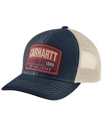 Carhartt - Canvas Mesh-back Workwear Patch Cap - Lyst