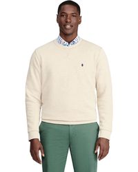Izod Advantage Performance Crewneck Fleece Pullover Sweatshirt in Green for Men Lyst