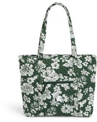 Vera Bradley - Collegiate Recycled Cotton Vera Tote Bag - Lyst