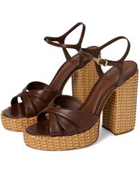 SCHUTZ SHOES - Keefa Straw Sandal - Lyst