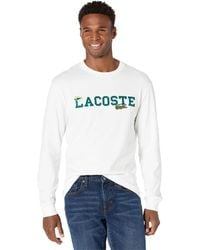 Lacoste Long-sleeve t-shirts for Men | Online Sale up to 65% off | Lyst
