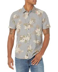 Buffalo David Bitton - Short Sleeve Printed Button Down - Lyst