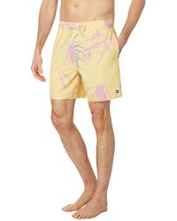 Billabong - Standard Elastic Waist Stretch Sundays Layback Boardshort Swim Short Trunk - Lyst