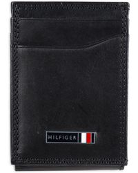 Tommy Hilfiger - Leather Slim Front Pocket Wallet - Lyst