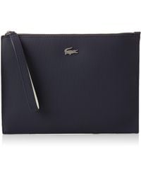 lacoste virtual pink clutch bag