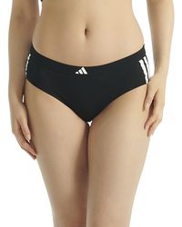 adidas - 3 Stripes Active Essentials Cotton Hipster Underwear Panties - Lyst
