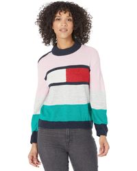 Tommy Hilfiger - Adaptive Port Access Bell Sleeve Flag Sweater With Zipper Closure - Lyst