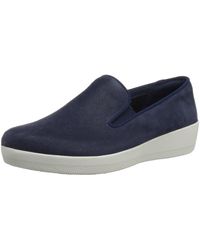 fitflop navy loafers