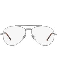 Ray-Ban - Rx8225v Aviator Titanium Pilot Prescription Eyewear Frames - Lyst
