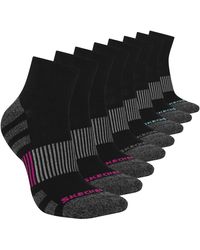 Skechers - 8-pack Work Collection High Quarter Crew Socks - Lyst