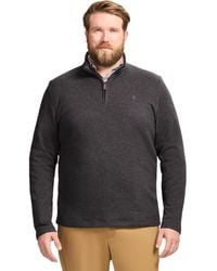 Izod - Big And Tall Thermosoft Quarter Zip Sweater Fleece Pullover - Lyst