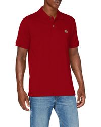 Lacoste - Mens Short Sleeve L.12.12 Pique Polo Shirt - Lyst