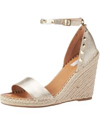 steven by steve madden presto leather wedge sandals