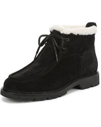 Vince - S Sierra Oxford Boot Black Suede 7.5 M - Lyst