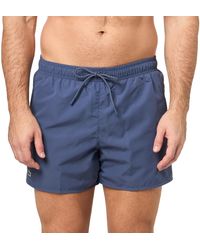 Lacoste - Lightweight Monochrome Swim Trunks - Lyst