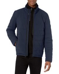 DKNY - Jon Quilted Stand Collar Puffer Jacket - Lyst