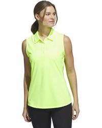 adidas - S Ultimate365 Solid Sleeveless Polo Shirt - Lyst
